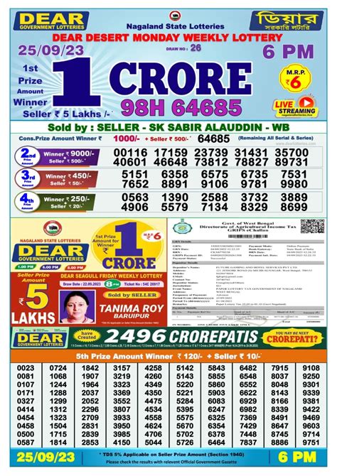 lottery sambad 9 tarik|Lottery Sambad Today Result 1 PM 6 PM 8 PM .